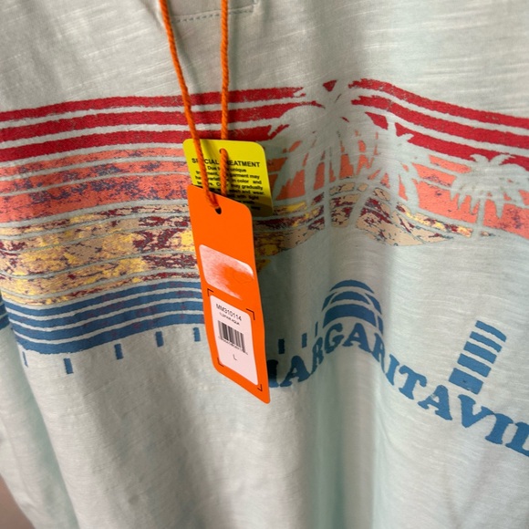 Margaritaville Island Reserve Guitar Scene Polo Shirt Mens L - Picture 3 of 8